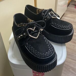 COPY - Demonica Cult Creeper 206 Vegan Suede Size 9